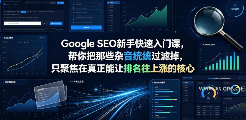 Google SEO新手快速入门课,帮你把那些杂音统统过滤掉,只聚焦在真正能让排名往上涨的核心动作【原创双语字幕】-小红泡