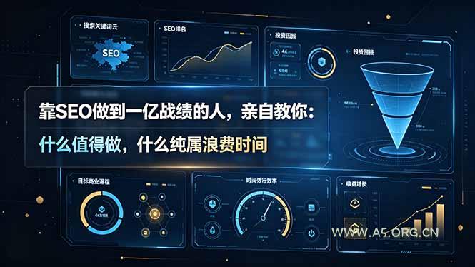 靠SEO做到一亿战绩的人,亲自教你:什么值得做,什么纯属浪费时间【原创双语字幕】-小红泡