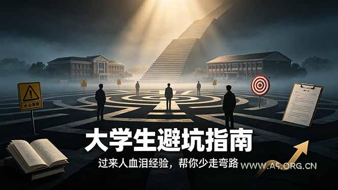 付费文章：大学生避坑指南 ，过来人血泪经验，帮你少走弯路-小红泡