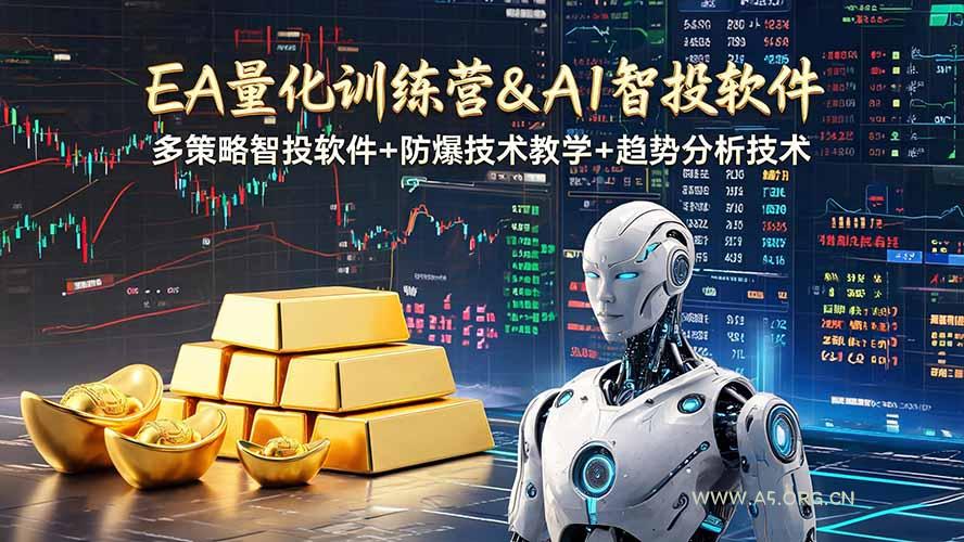 EA量化软件+趋势分析操作技术,无爆仓日入200U,小白也可以快速学习拿结果-小红泡