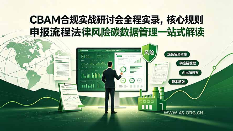 CBAM合规实战研讨会全程实录,核心规则申报流程法律风险碳数据管理一站式解读-小红泡