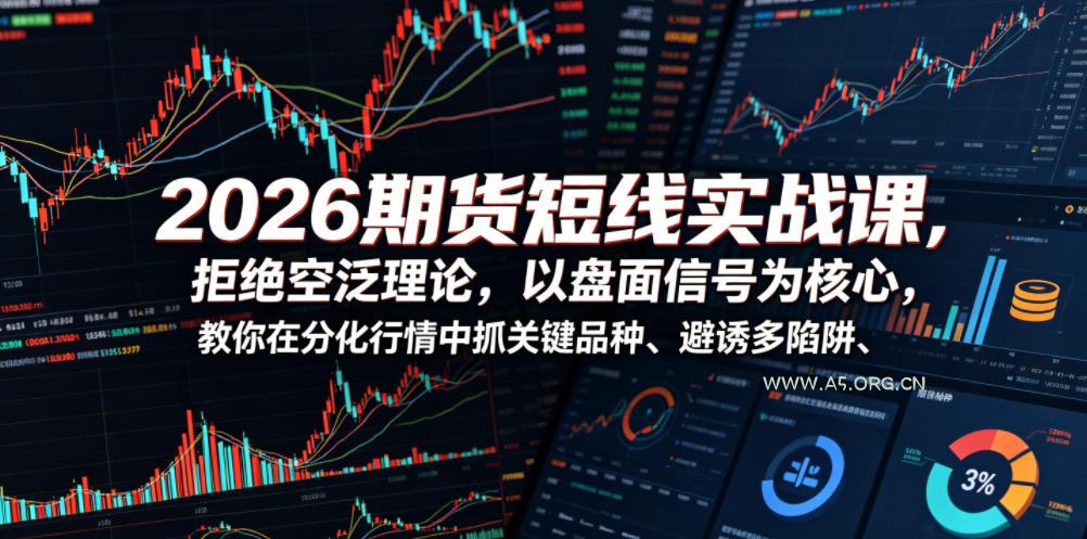 2026期货短线实战课，拒绝空泛理论，以盘面信号为核心，教你在分化行情中抓关键品种、避诱多陷阱(更新0711)-小红泡