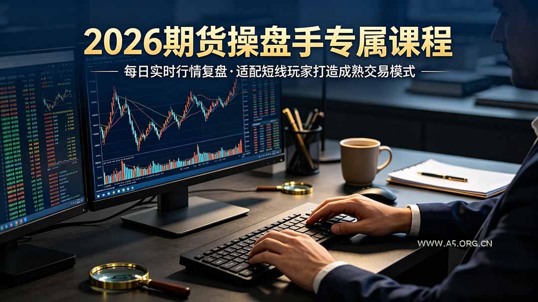 2026期货操盘手专属课程-更新7月11，每日实时行情复盘，适配短线玩家打造成熟交易模式-小红泡