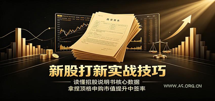 新股打新实战技巧:读懂招股说明书核心数据,拿捏顶格申购市值提升中签率-小红泡