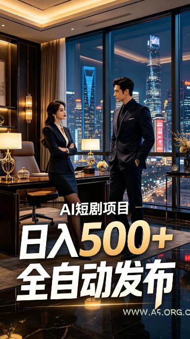 快手AI短剧自动发布,矩阵批量运营变现,轻资产副业项目,日入500+【揭秘】-小红泡