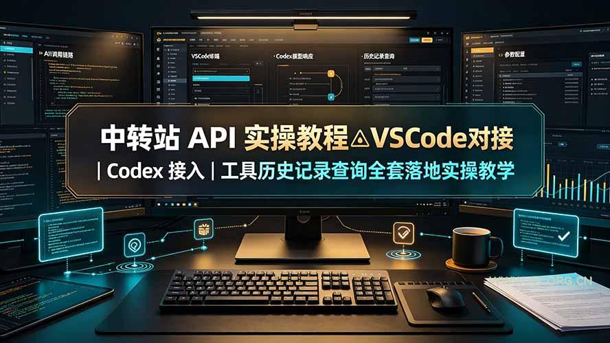 中转站 API 实操教程△VSCode 对接|Codex 接入|工具历史记录查询全套落地实操教学-小红泡