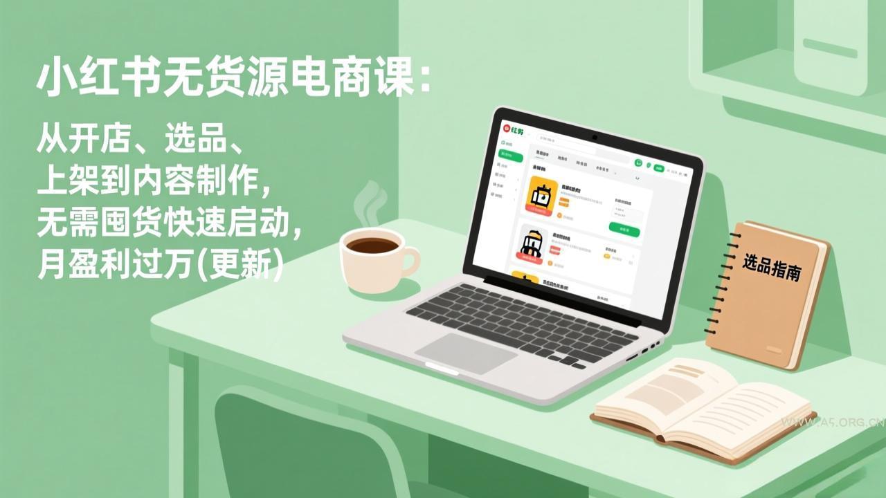 小红书无货源电商课(7月更新-小红泡