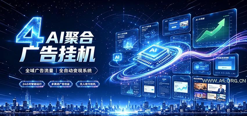 全域广告流量聚合,AI无人挂机稳赚佣金,打造长期稳定被动收入副业-小红泡