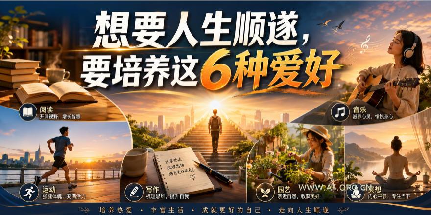 公众号付费文章:想要人生顺遂,要培养这6种爱好-小红泡