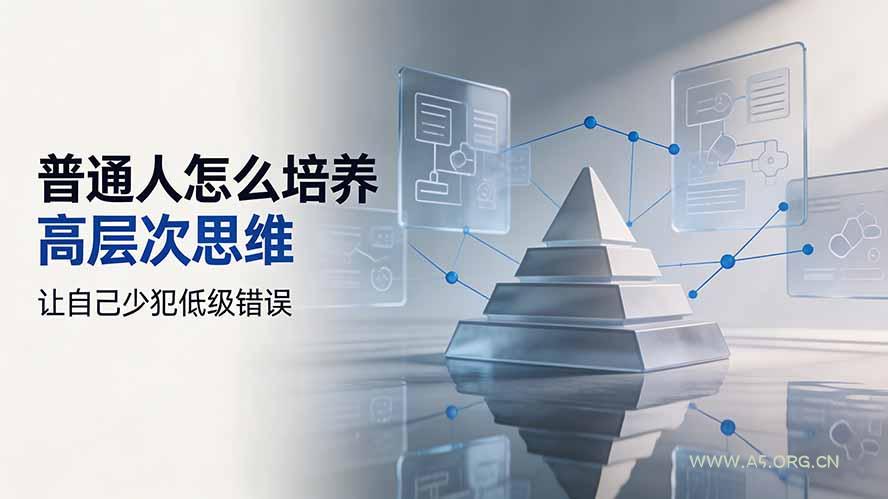 付费文章:普通人怎么培养高层次思维,让自己少犯低级错误-小红泡