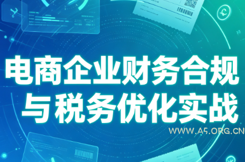 电商企业财务合规与税务优化实战-小红泡