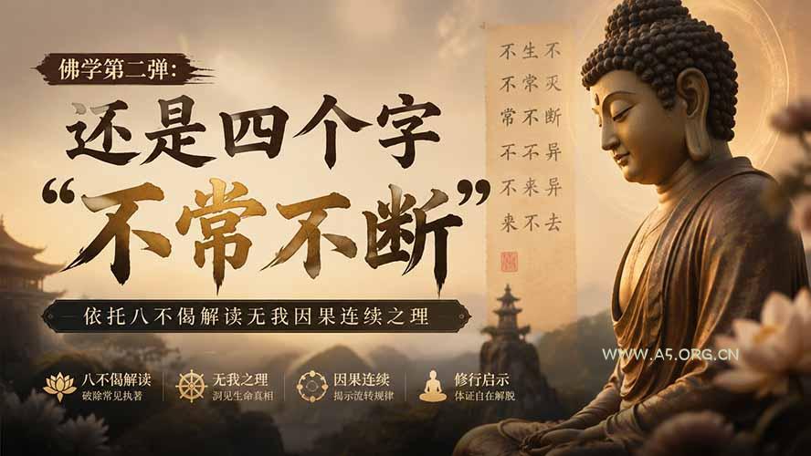 付费文章:佛学第二弹:还是四个字“不常不断”依托八不偈解读无我因果连续之理-小红泡