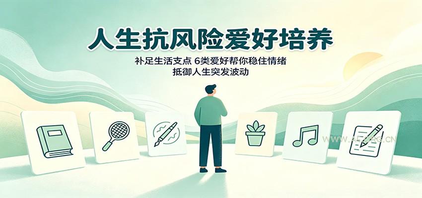 人生抗风险爱好培养:补足生活支点,6类爱好帮你稳住情绪,抵御人生突发波动-小红泡