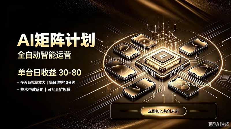 AI智能对话，矩阵规模化创业，全程技术扶持，长久稳定，日入800+-小红泡