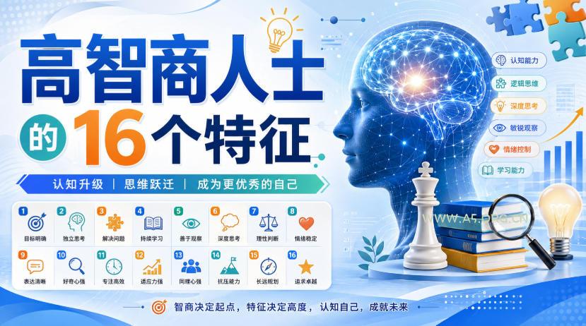 付费文章：高智商人士的16个特征-小红泡