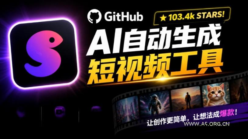 Github上103.4k stars项目!AI自动生成短视频工具,输入主题即可生成文案配音字幕MoneyPrinterTurbo-小红泡
