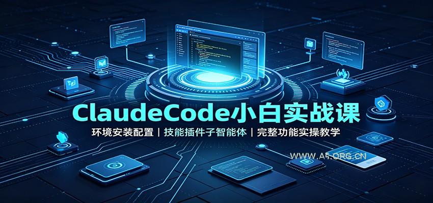 ClaudeCode小白实战课：环境安装配置，技能插件子智能体，完整功能实操教学-小红泡