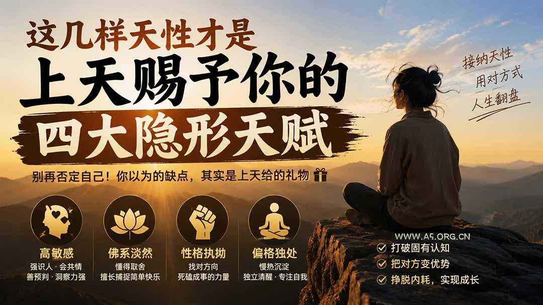 付费文章:这几样天性才是上天赐予你的四大隐形天赋-小红泡