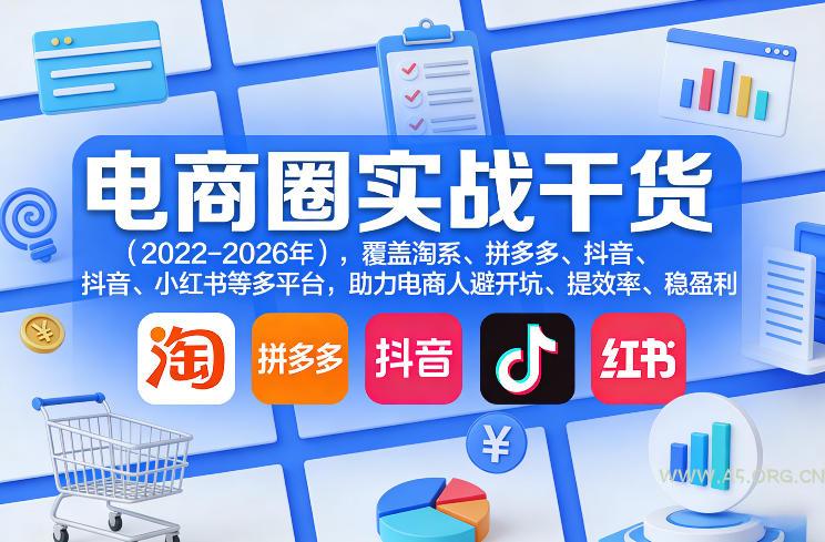 电商圈实战干货(2023-2026年),覆盖淘系、拼多多、抖音、小红书等多平台,助力电商人避开坑、提效率、稳盈利(更新08月22日)-小红泡
