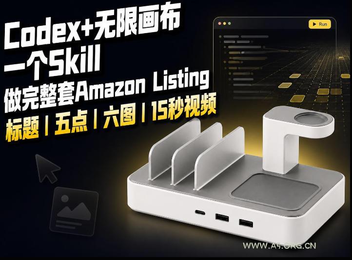 我用一个Codex Skill做完Amazon Listing:标题、五点、六图和视频全流程-小红泡