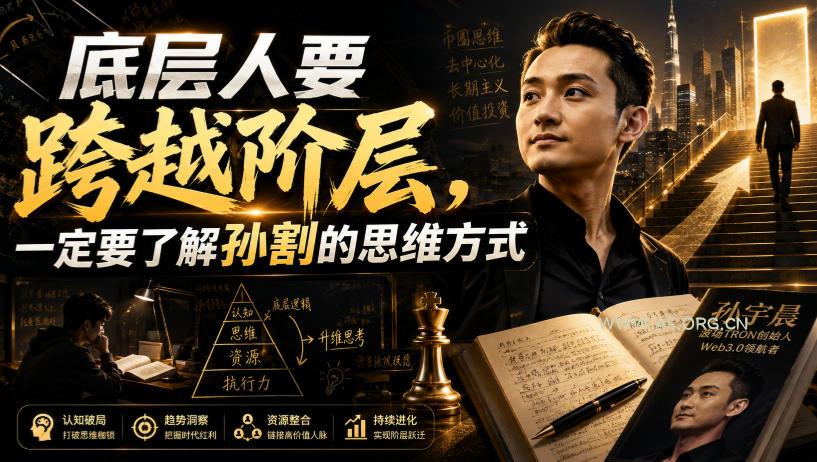 付费文章：底层人要跨越阶层，一定要了解孙割的思维方式-小红泡