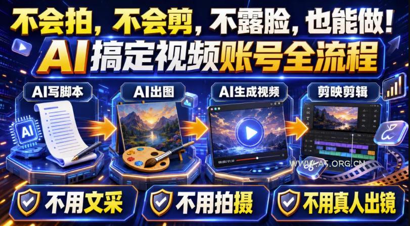 AI短视频起号实战项目，用AI做视频起号，45天涨粉12W，一条广告8.5k，广告接到手软，引流、变现两不误！-小红泡