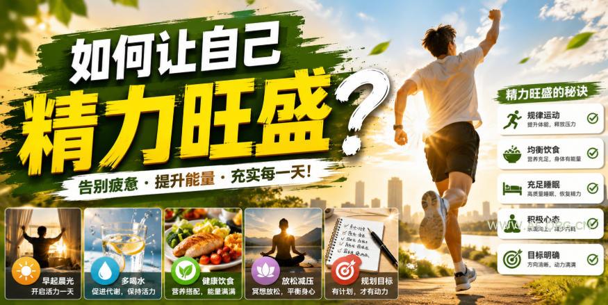 付费文章：如何让自己精力旺盛？-小红泡
