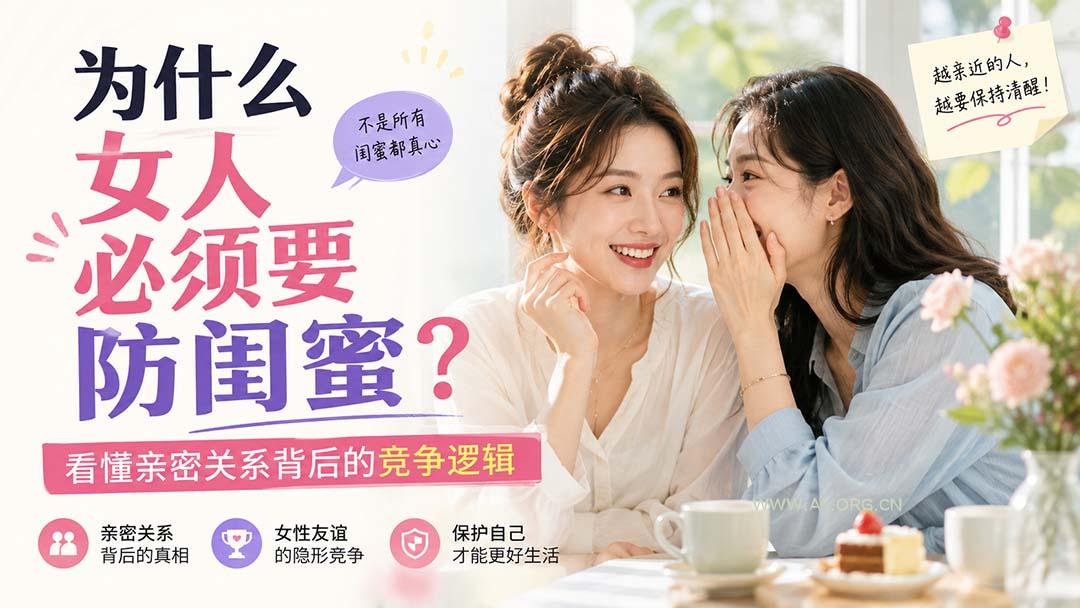 付费文章:为什么女人必须要防闺蜜?看懂亲密关系背后的竞争逻辑-小红泡