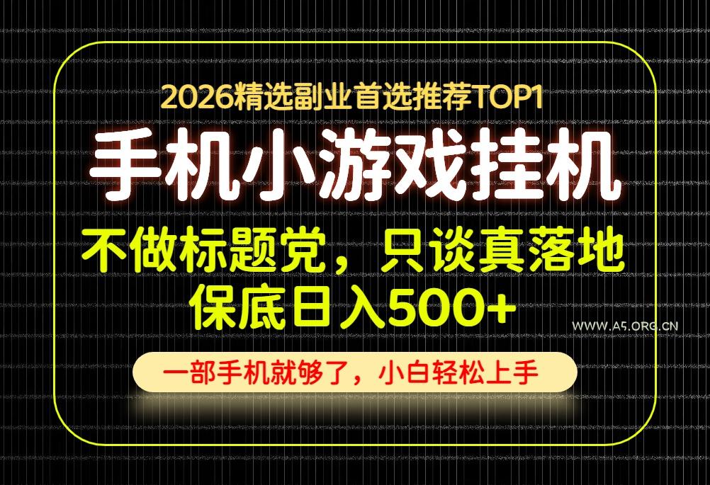 不做标题党，只谈真落地，每天十几分钟，轻松日入500+，长期可做！-小红泡