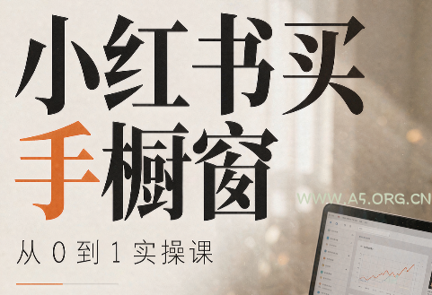 大糖老师·小红书买手橱窗从0到1实操课-小红泡
