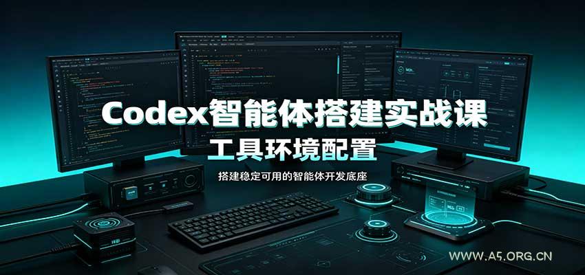 Codex智能体搭建实战课:工具环境配置,自定义技能开发,多业务自动化教学-小红泡