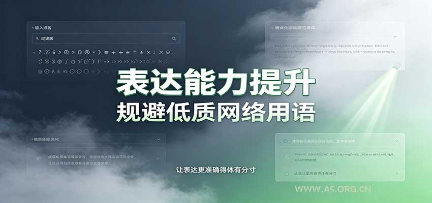 表达能力提升:语言塑造思想逻辑,规避低质网络用语,强化心智感知-小红泡
