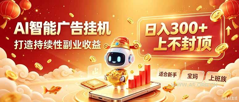 告别手动干活！AI自动化，解锁线上被动收益-小红泡