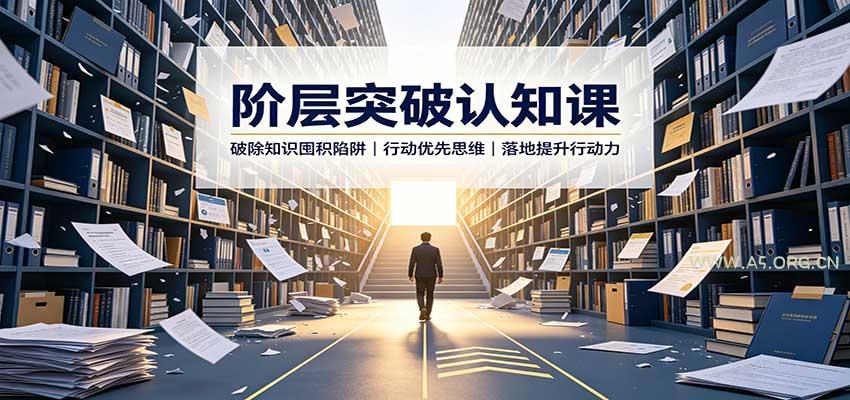 阶层突破认知课:破除知识囤积陷阱,行动优先思维,落地提升行动力-小红泡