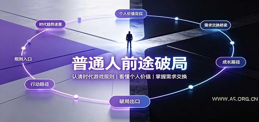 普通人前途破局:认清时代游戏规则,看懂个人价值,掌握需求交换-小红泡