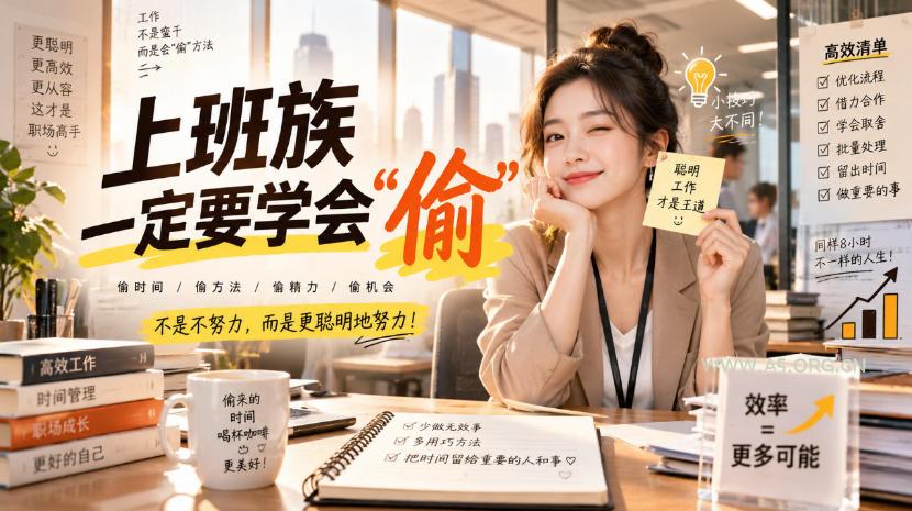 某社群精选付费文:上班族一定要学会“偷“-小红泡