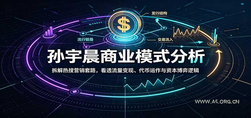 孙宇晨商业模式分析：拆解热搜营销套路，看透流量变现、代币运作与资本博弈逻辑-小红泡