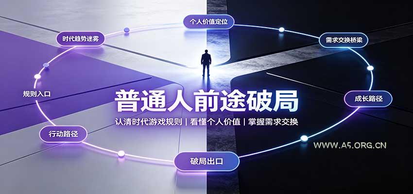 普通人前途破局:认清时代游戏规则,掌握需求交换,看懂个人价值!-小红泡