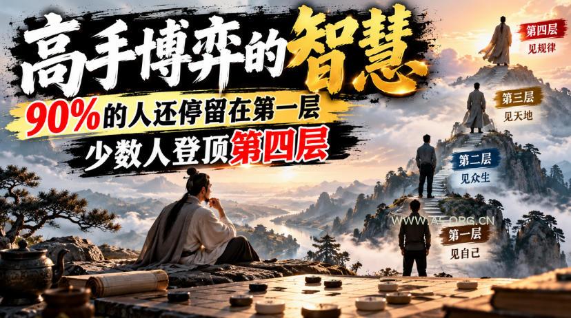 付费文章：高手博弈的智慧，90%的人还停留在第一层，少数人登顶第四层-小红泡