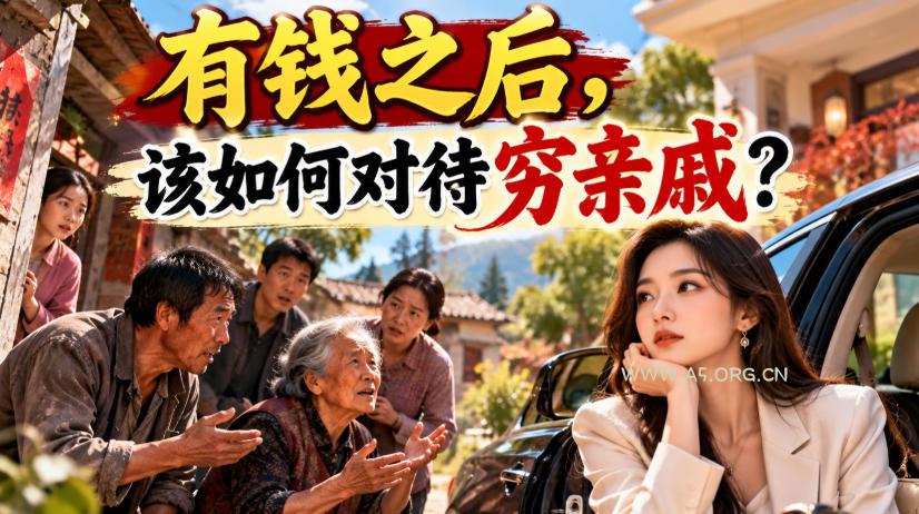 某公众号付费文章：有钱之后，该如何对待穷亲戚？-小红泡
