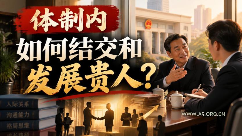 某公众号付费文章：体制内，如何结交和发展贵人?-小红泡
