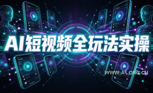 AI短视频全玩法实操(剪辑+带货+数字人+漫剧+短剧)-小红泡