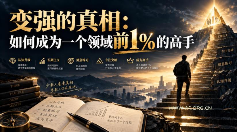 付费文章：变强的真相：如何成为一个领域前1%的高手-小红泡