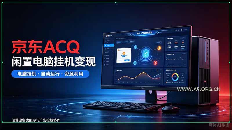 京东ACQ是什么？闲置电脑挂机采集项目拆解-小红泡