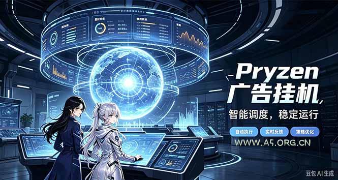 Pryzen广告全自动挂机给自己一个交代，门槛低，零基础小白也可以快速上手-小红泡