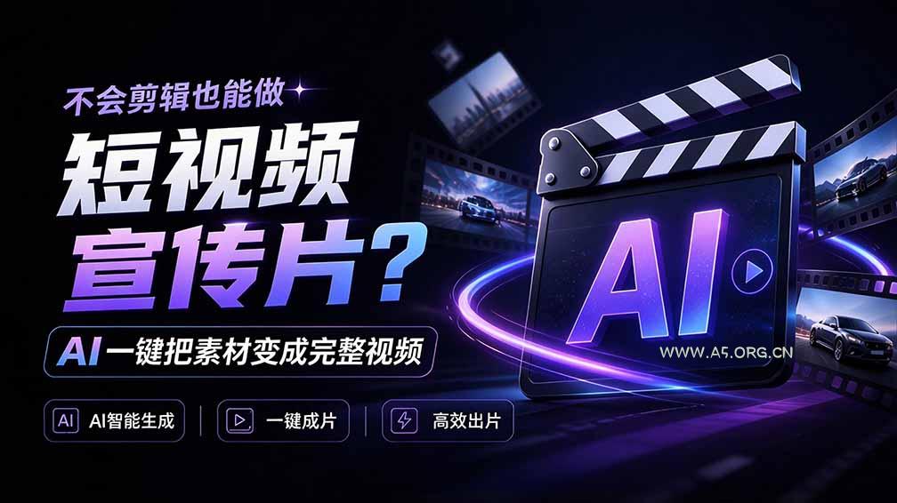 我跪下来了!不会剪辑也能做短视频宣传片? AI 一键把素材变成完整视频,真是神奇,OpenFilm 超省事-小红泡